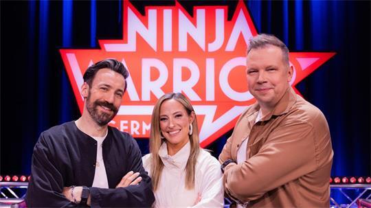 Das neue „Ninja Warrior Germany“-Team: Jan Köppen, Anna Fleischhauer und Wolff Fuss.