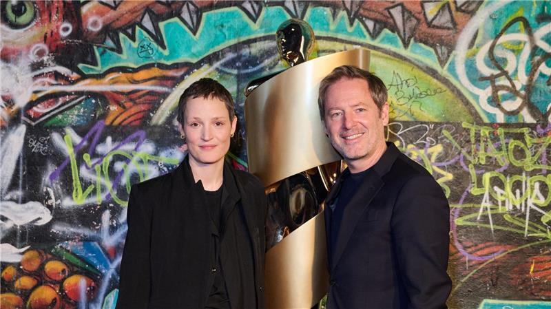 Das neue Präsidenten-Duo der Deutschen Filmakademie, Vicky Krieps und Florian Gallenberger. (Archivbild)