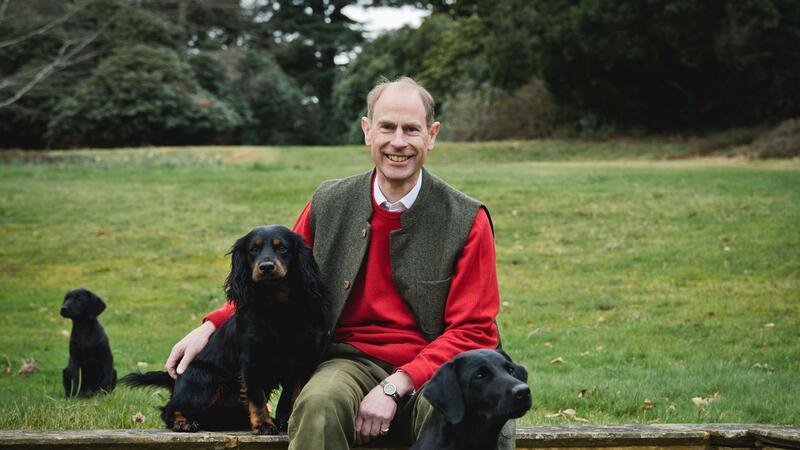 Bruder des Königs - Prinz Edward wird 60 Das offizielle Foto des Buckingham-Palastes zum 60. Geburtstag von Prinz Edward.