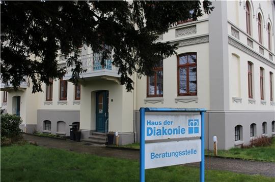 Das sanierte Haus der Diakonie in der Harburger Straße. Foto: Frank