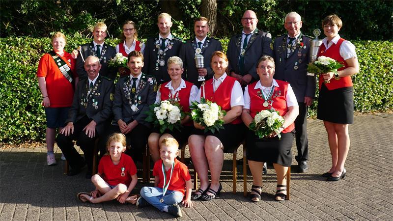 Das sind die aktuellen Würdenträger des Schützenvereins Brest.
