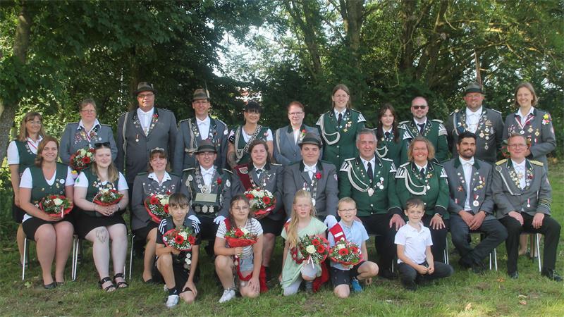 Das sind die aktuellen Würdenträger des Schützenvereins Freiburg.
