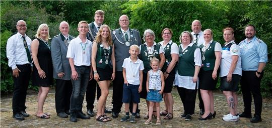 Das sind die neuen Würdenträger des Schützenvereins Düdenbüttel. Foto: SV Düdenbüttel