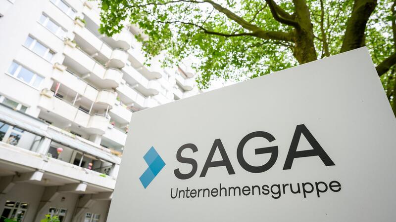 Weniger Gewinn bei Hamburgs größtem Vermieter Das städtische Wohnungsunternehmen Saga hat im vergangenen Jahr fast 183 Millionen Euro Gewinn gemacht - rund 35 Millionen Euro weniger als 2022. (Archivbild)