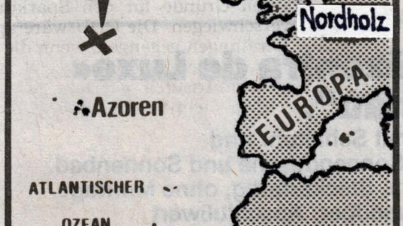 Das war die letzte bekannte Position des Frachters "München".
