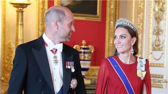 Das zukünftige Königspaar des Vereinigten Königreiches: Prinz William und Prinzessin Kate. (Archivbild)