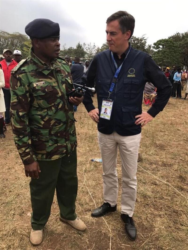David McAllister 2017 in Kenia.