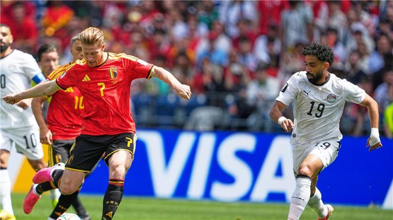 Dank Torwart Courtois: Belgien rettet Punkt gegen Ägypten De Bruyne war offensiv noch einer der aktiveren.