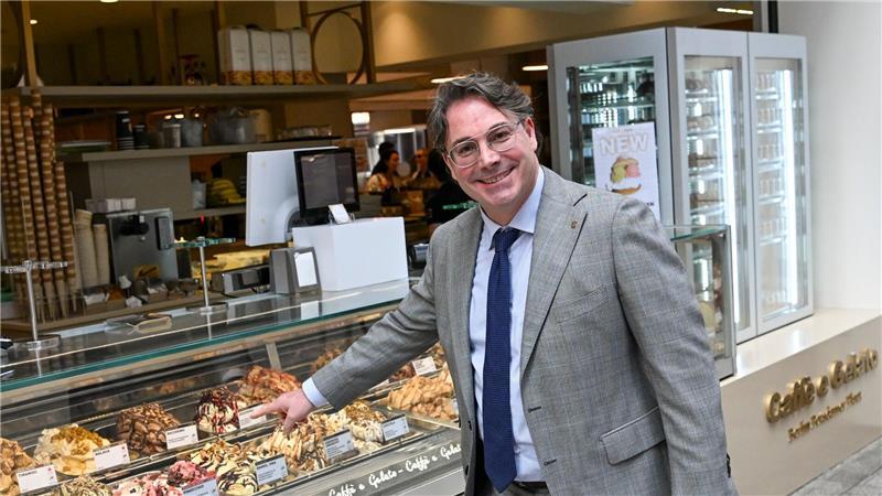 De Pellegrin führt eine in dritter Generation eine Eisdiele in Kulmbach.