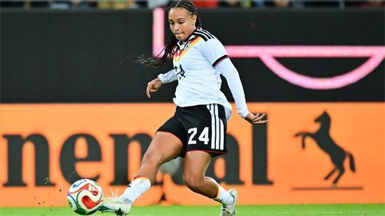 Debüt im DFB-Team gegen Australien: Stürmerin Lisa Baum.