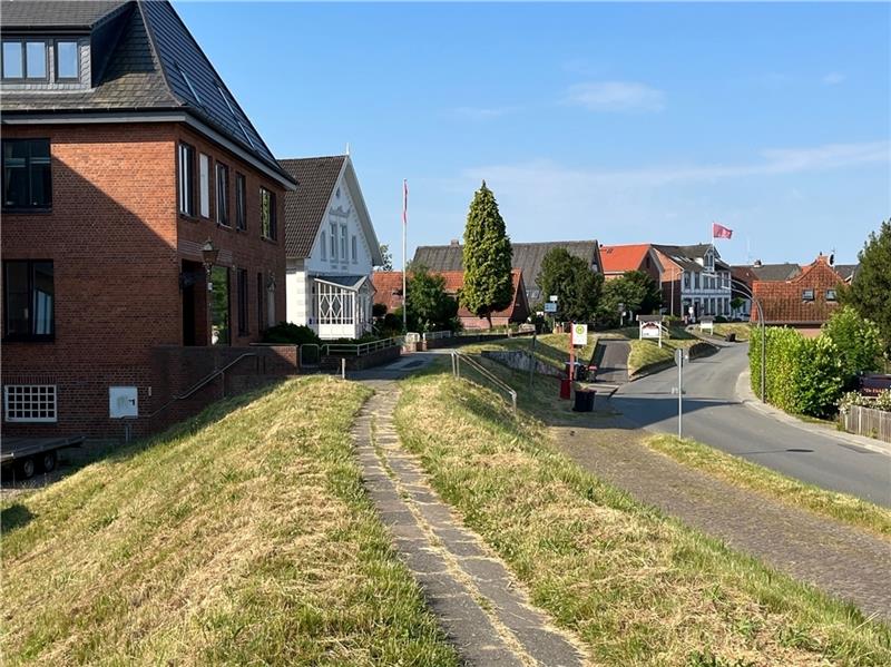 Deichhufendörfer wie Cranz prägen das Alte Land. Foto: Vasel