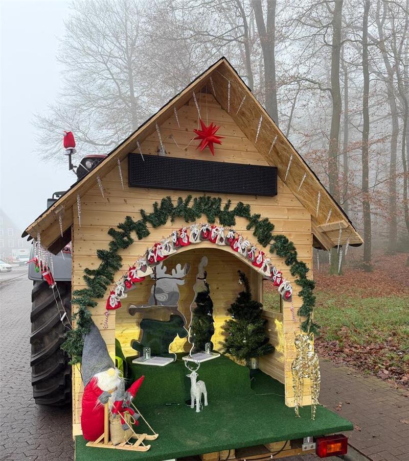 Dekoration der besonderen Art: ein „Weihnachtshaus".