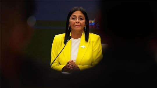 Delcy Rodríguez ist die Vizepräsidentin von Venezuela. (Archivbild)