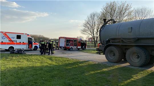 Dem Motorradfahrer war leider nicht mehr zu helfen. Foto: Feuerwehr Rotenburg