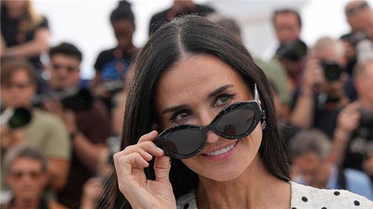 Demi Moore bei der Premiere des Films „The Substance“ in Cannes.