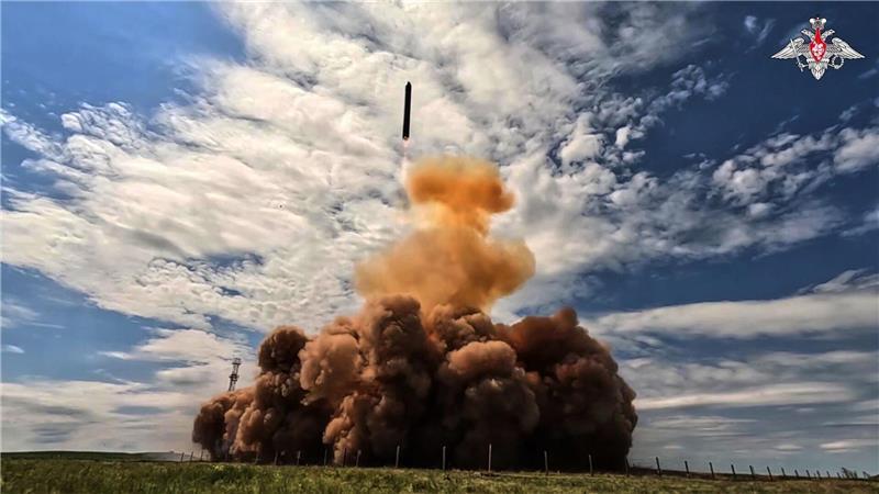 Demonstrativ testete Russland eine neue Atomrakete. 
