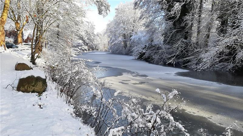 Den frostigen Viver in Buxtehude hat Charly Bach aufs Bild gebannt.