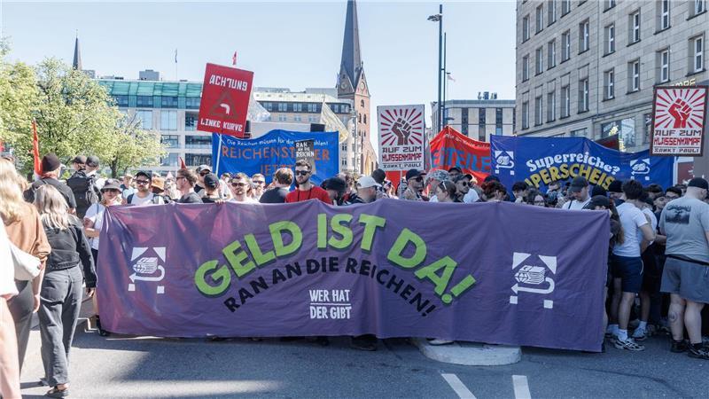 Den größten Zulauf hatte das Bündnis „Wer hat, der gibt“.
