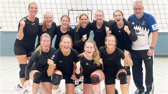 Den männlichen Kollegen enteilt: Die VSG Altes Land spielt jetzt in der Volleyball-Oberliga.