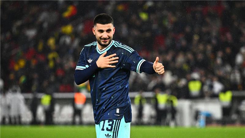 Deniz Undav bejubelt seinen Siegtreffer gegen Ghana. 