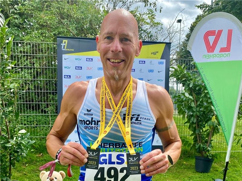 Dennis Dodt gewann zum ersten Mal Gold bei Deutschen Meisterschaften - und dann gleich zwei Mal. Foto: privat (nomo)