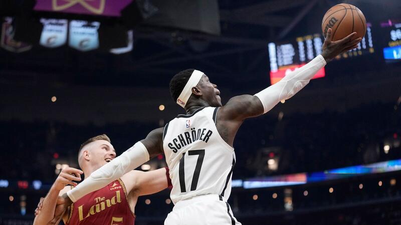 NBA: Schröder gelingt mit Brooklyn Überraschungssieg Dennis Schröder erzielte 17 Punkte für die Brooklyn Nets.