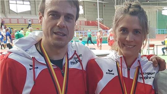 Dennis und Christina Seifried holen regelmäßig große Erfolge für die Horneburger Leichtathleten. 