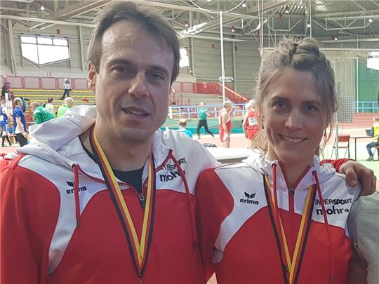 Dennis und Christina Seifried holen regelmäßig große Erfolge für die Horneburger Leichtathleten.