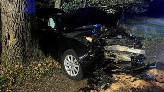 Der 20-jährige Mitfahrer wurde bei dem Unfall lebensgefährlich verletzt.