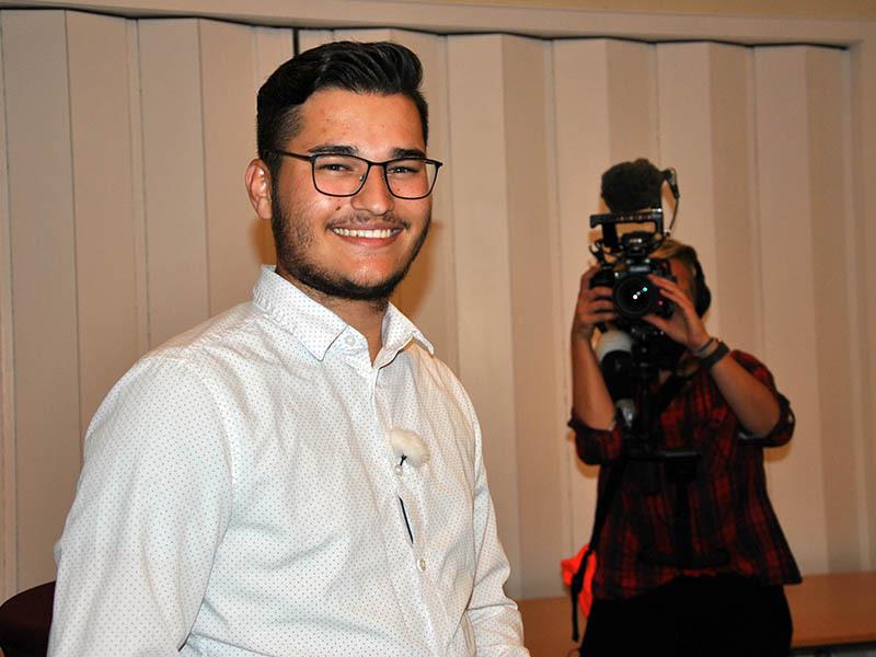Mate Sieber wehrt sich gegen die Bezeichnung Populist Der 22-jährige FDP-Kandidat.