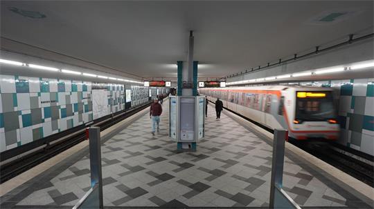 Der 52-Jährige starb noch an der U-Bahn-Haltestelle. (Archivbild)