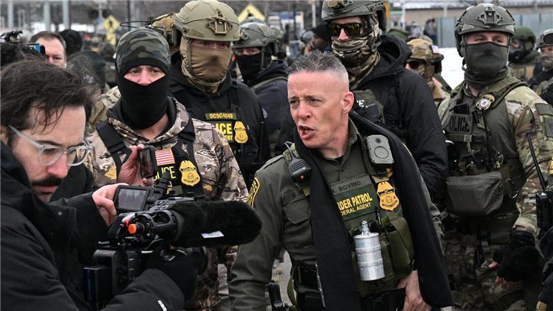 Der 55-jährige Bovino inszeniert sich gerne in sozialen Medien in martialischer Pose. (Archivfoto)