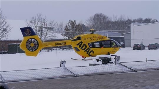 Der ADAC-Rettungshubschrauber Christoph 67 brachte einen Notarzt zu einem medizinischen Notfall nach Hemmoor.