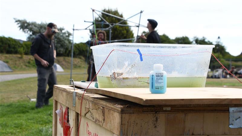 Der Abbau des Punk-Protestcamps war am Sonntag auf Sylt gestartet. 
