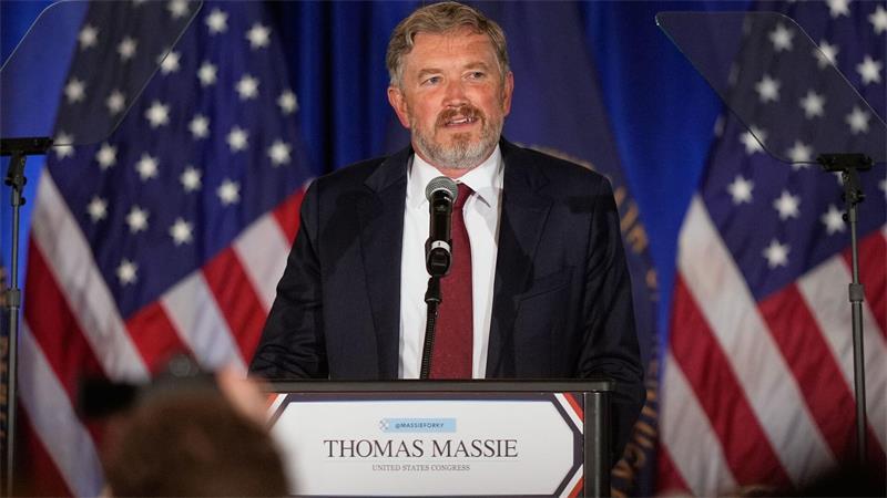 Wegen Hegseth? US-Repräsentantenhaus zieht Ferien vor Der Abgeordnete Massie fiel bei Trump in Ungnade. (Archivbild)