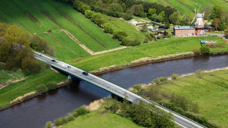 Der Abriss der vorhandenen B73-Brücke ist überfällig.