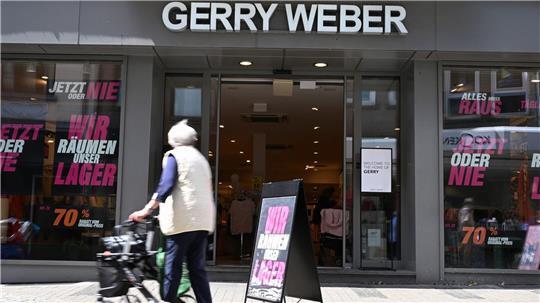 Der Abverkauf läuft auf Hochtouren in den verbliebenen Gerry-Weber-Shops in Deutschland.
