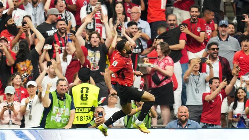 Der Ägypter Mohamed Salah jubelt, nachdem er beim WM-Gruppenspiel gegen Neuseeland das zweite Tor seiner Mannschaft erzielt hat.