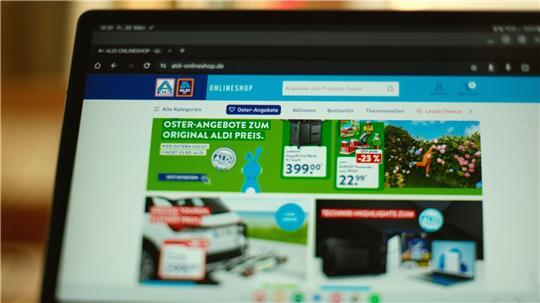 Der Aldi-Onlineshop wurde 2021 gegründet.