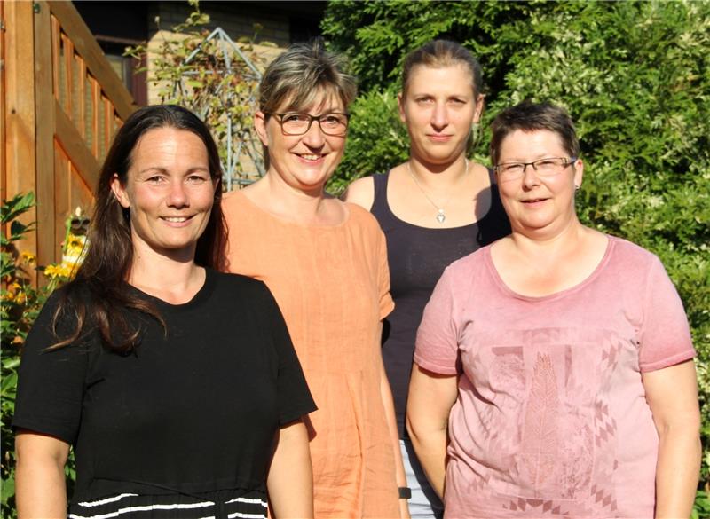 Der Arbeitskreis Apfelfest (von links): Sonja Zinke, Manuela Riepen, Gabi Raddatz und Silke Ebers. Foto Meybohm
