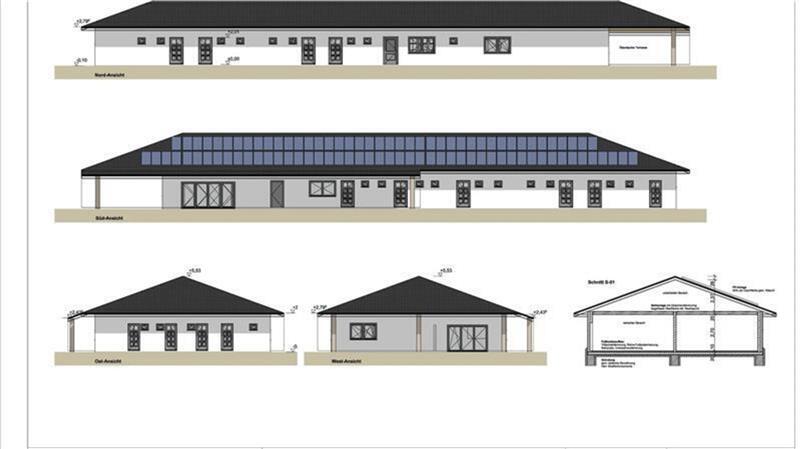 TSV Apensen: Neues Vereinshaus rückt einen Schritt näher Der Architekten-Entwurf für ein Vereinshaus des TSV Apensen am Soltacker.