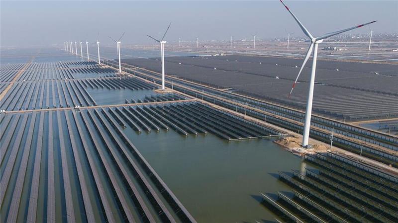 Kein Wendepunkt beim Verbrennen von Öl, Gas und Kohle Der Ausbau der erneuerbaren Energien schreitet in China rasant voran. (Archivbild)