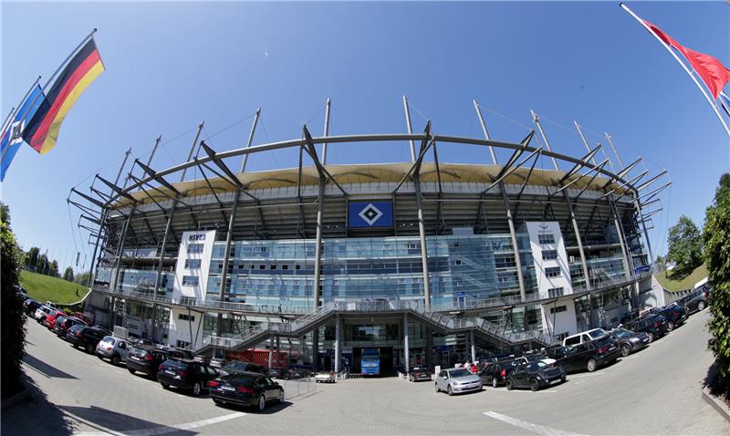 Der Ausbau rund um das Volksparkstadion nennt sich „HSV 360 Grad“. Foto: Heimken/dpa