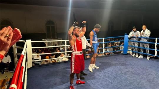 Der BSV-Boxer Amir Sadoughi holte sich die Hamburger Meisterschaft in seiner Klasse.