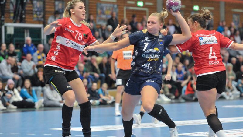 Der BSV und Lotta Heider gewannen das Hinspiel gegen Solingen mit 33:22.
