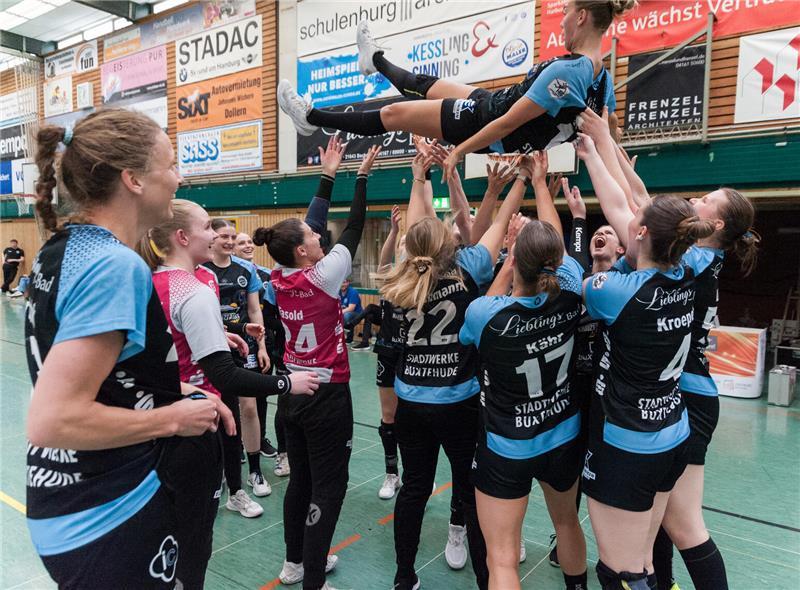 Der BSV verabschiedete im Allstar-Match sechs Spielerinnen, darunter Cara Reiche.