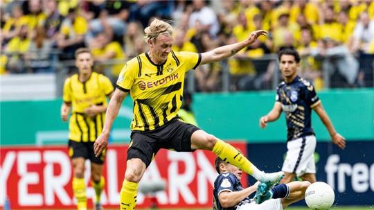 Der BVB feierte auch dank Julian Brandt einen souveränen Sieg.
