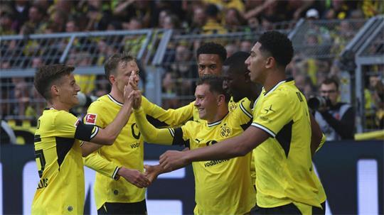 Der BVB hatte früh Grund zur Freude.