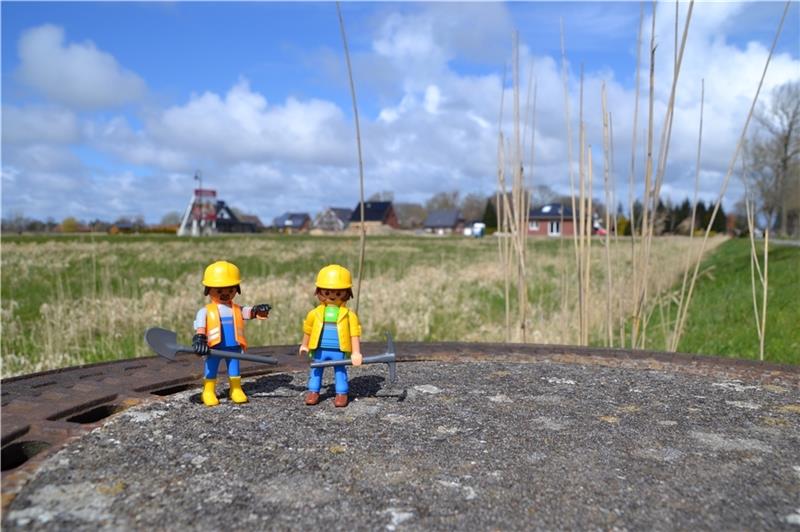 Der Bau-Boom hat auch Nordkehdingen erreicht. Im Krummendeicher Neubaugebiet Im Hoffeld wird nach 20 Jahren endlich wieder gebaut. Foto: Helfferich