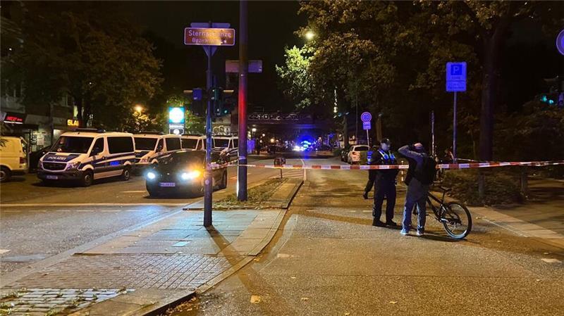 Der Bereich um den Fundort der Bombe wurde weiträumig abgesperrt.